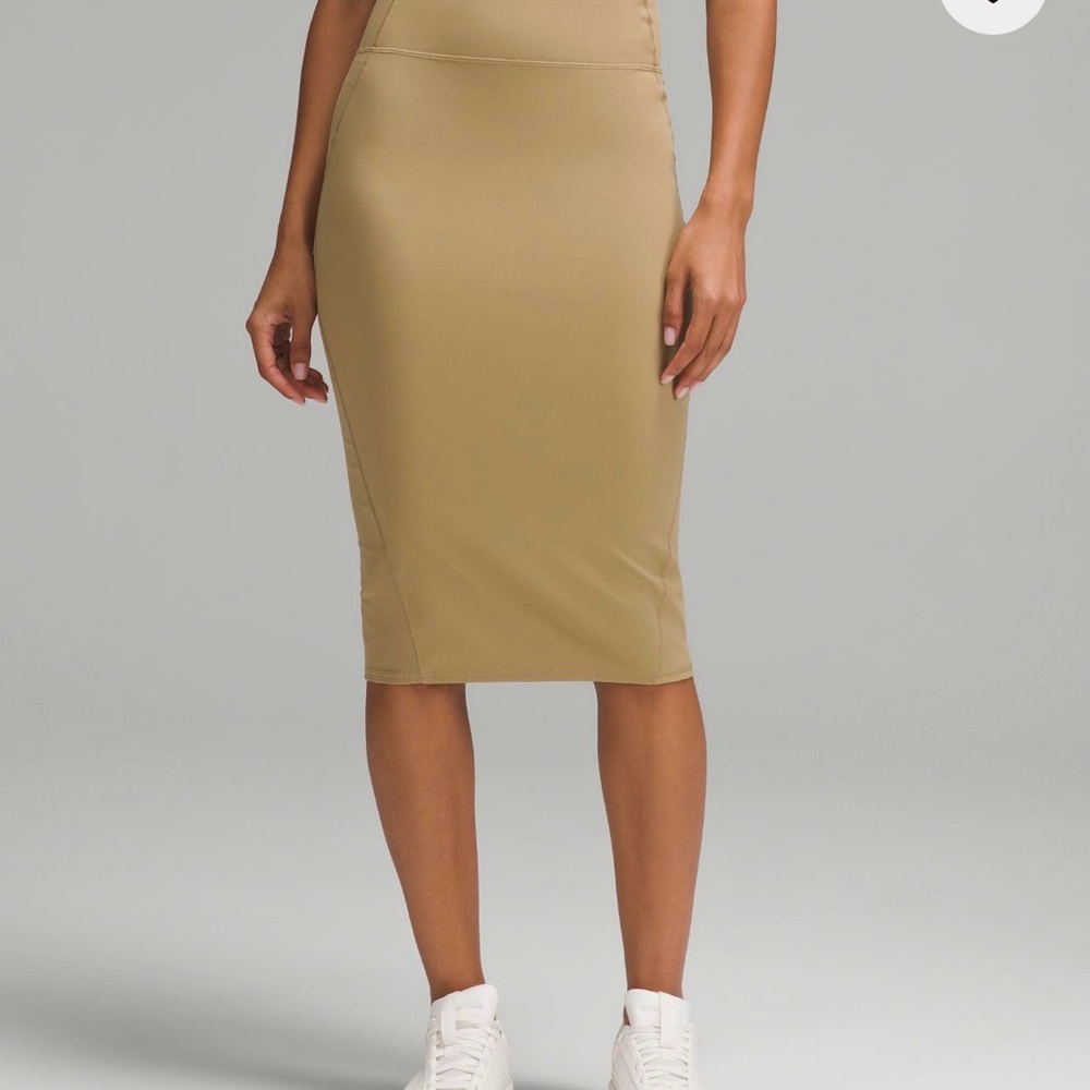 Lululemon Nulu Slim Fit High Rise Midi Skirt